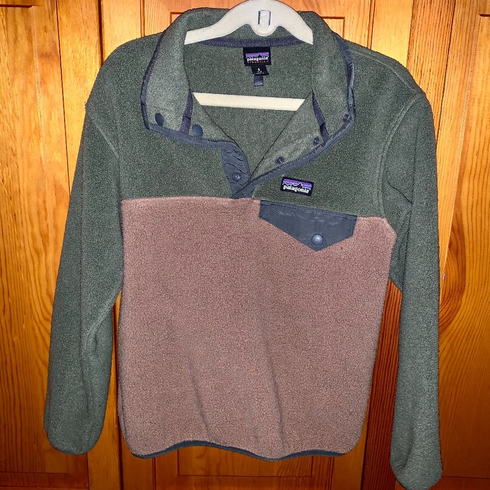 Boys Patagonia Snap-T fleece size S